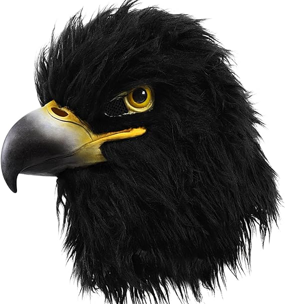 black eagle silikone maske ansigtshoved