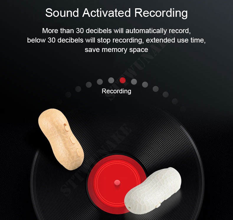 lyd- og stemmeoptager - lydaktiveret optagelse