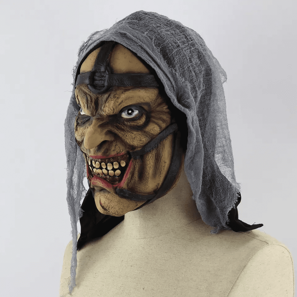 Skræmmende horror maske til karneval