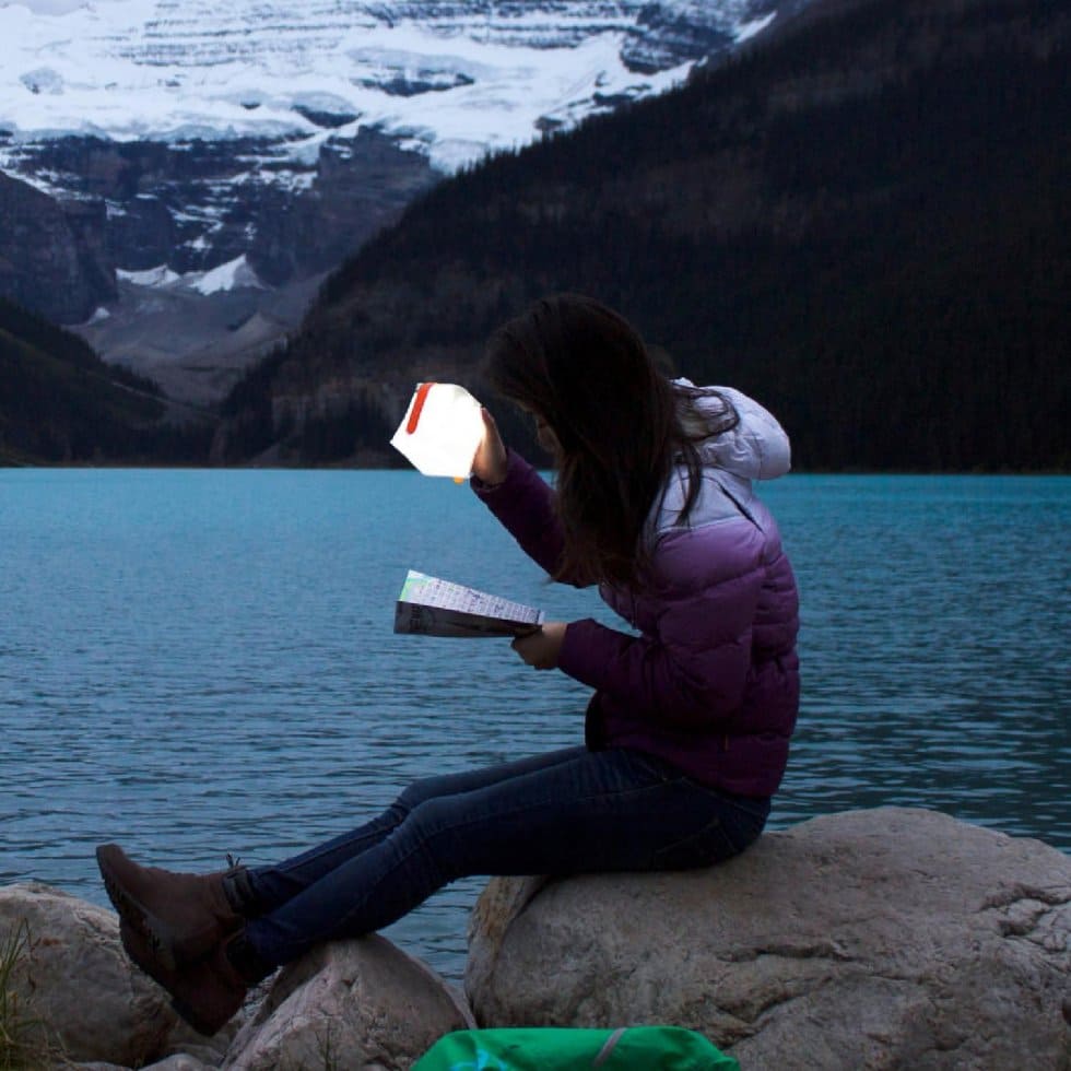 Solar turist led udendørs lampe - bærbar campinglampe