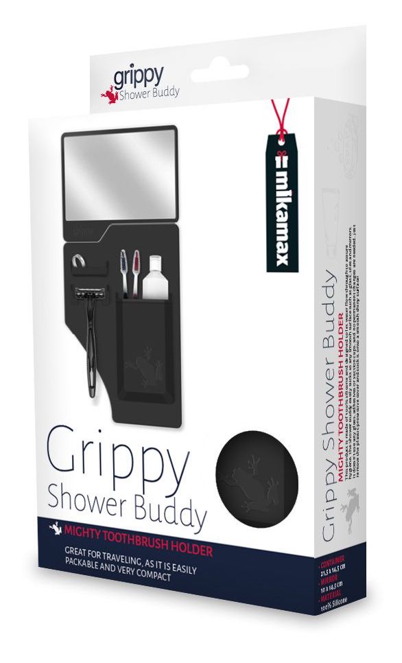 badeværelsesholder til hygiejneartikler grippy shower buddy