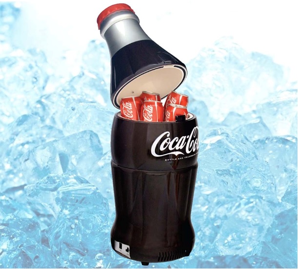 mini køleskab coca cola flaske