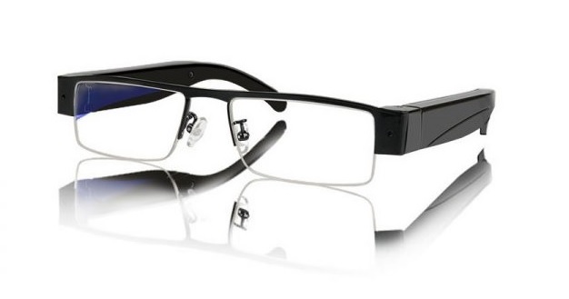 spion beskyttelsesbriller med Full HD kamera wifi