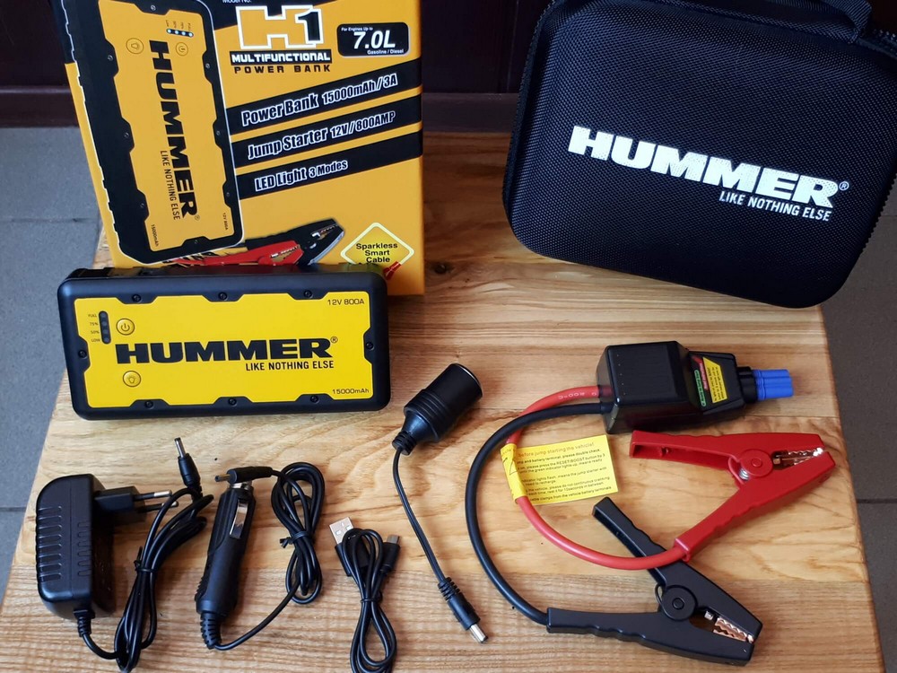 hummer H1 bilstarter + powerbank