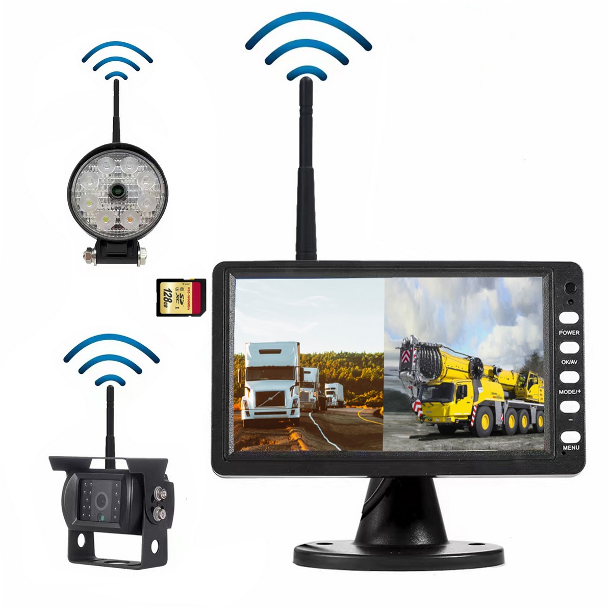 wifi kamera med IR led til arbejdskamera sæt