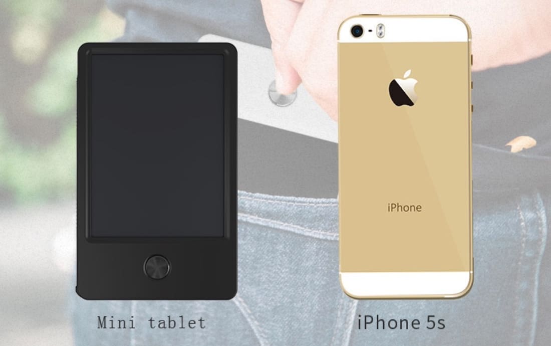 Minimål som din mobiltelefon - Pocket LCD bord
