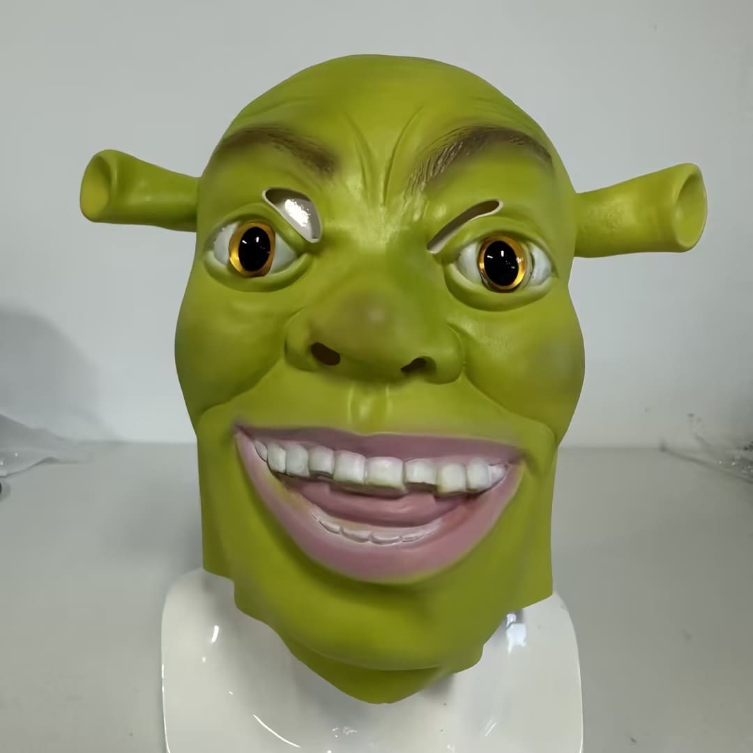 Shrek maske til karnevallet