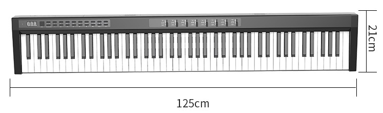 Elektronisk keyboard (klaver) 125cm