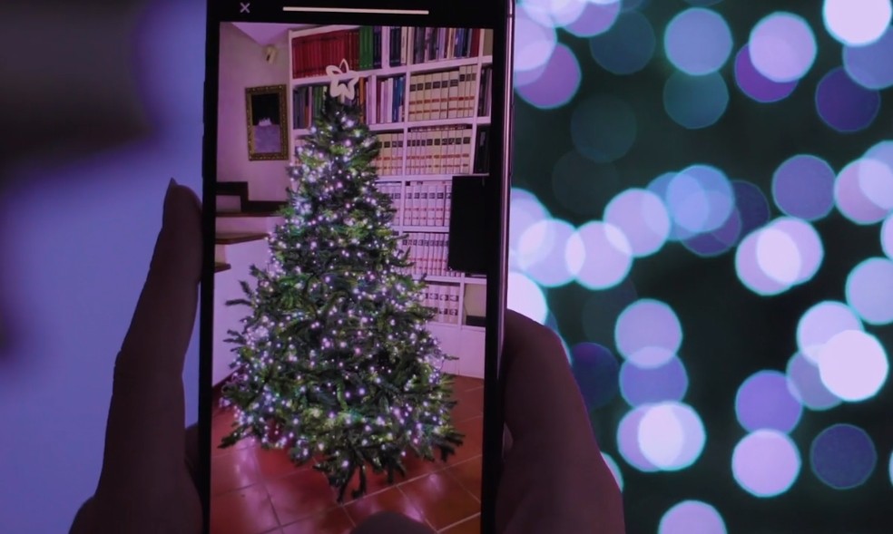 app-styret juletræ