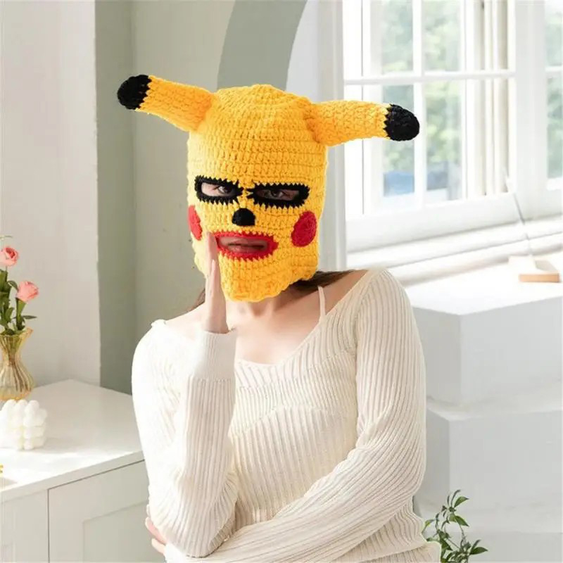 pikachu maske ansigtsmaske med ører