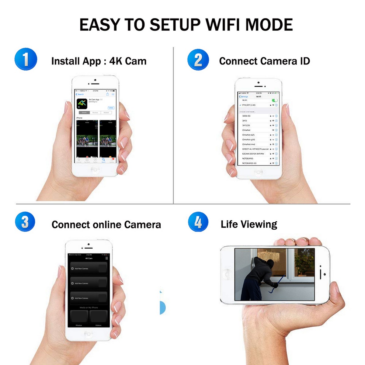 wifi-kamera i nøglering