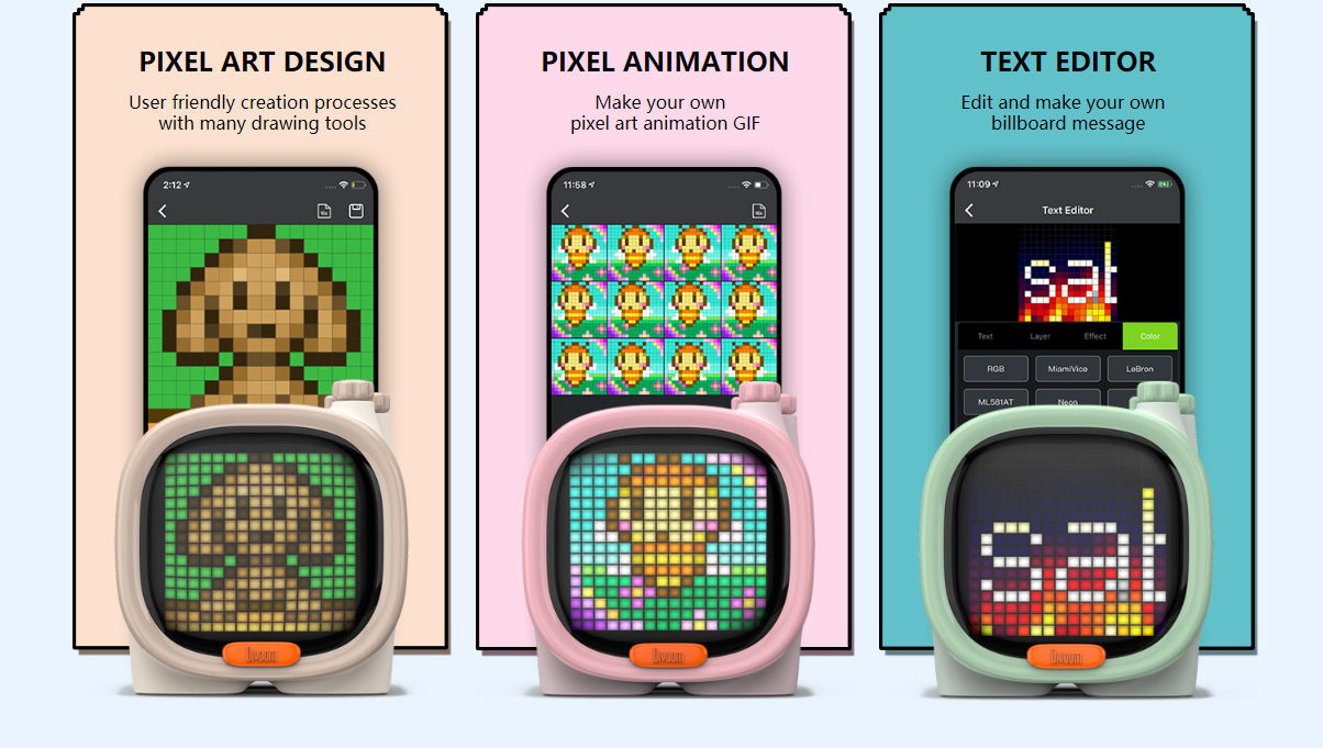 pixel kunst animation højttaler