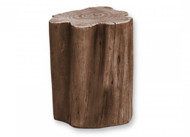 Beton træstubbe træ imiteret brun farve