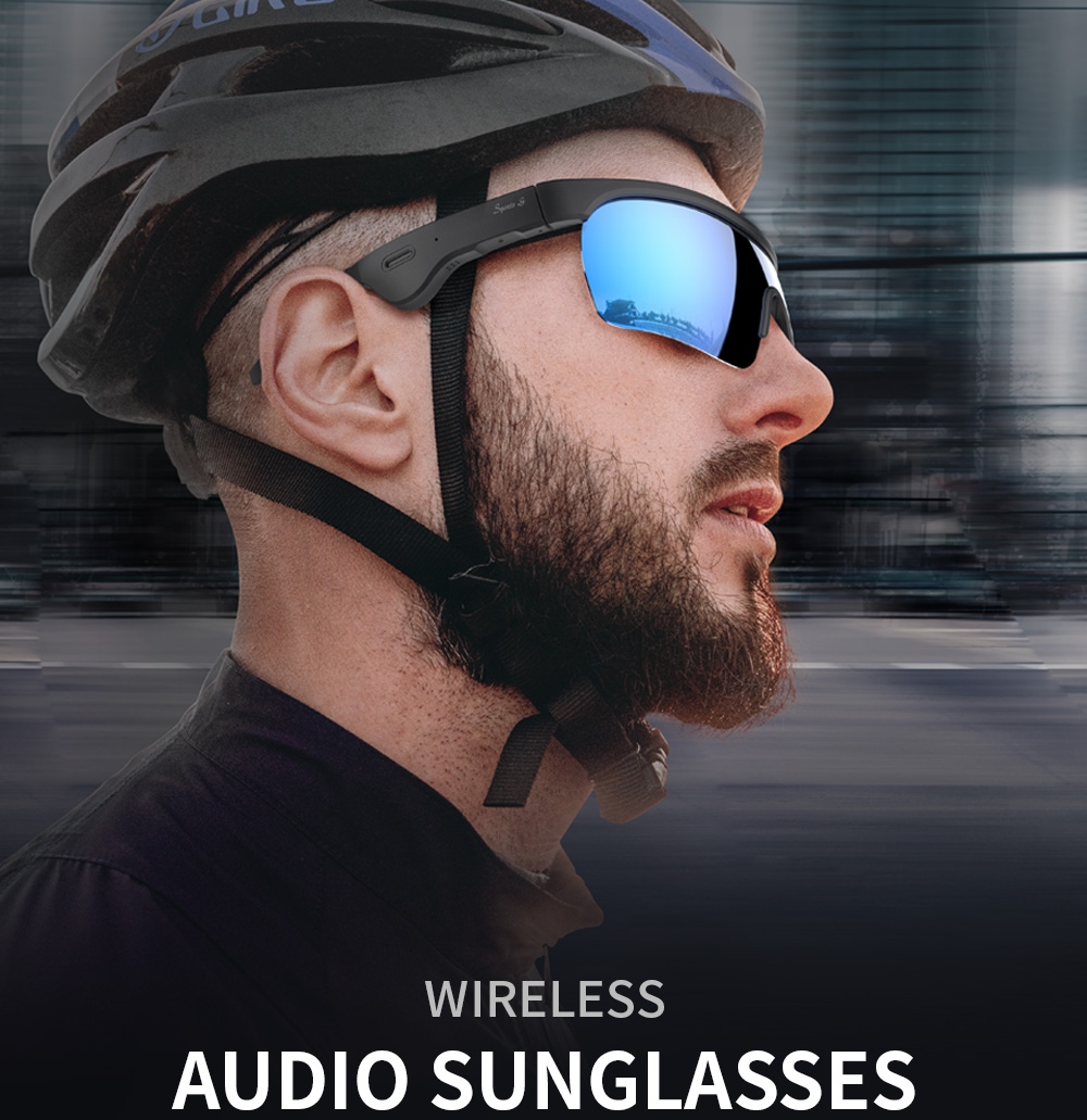 Smarte audio solbriller sports bluetooth briller til at lytte til musik
