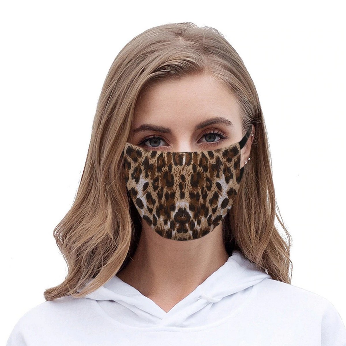 Leopard ansigtsmaske