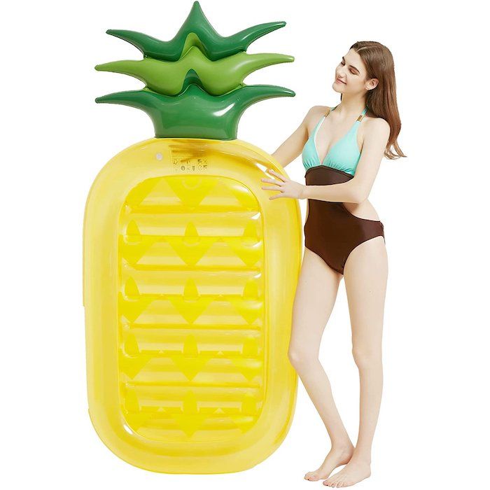 ananas oppustelig pool vand strand xxl