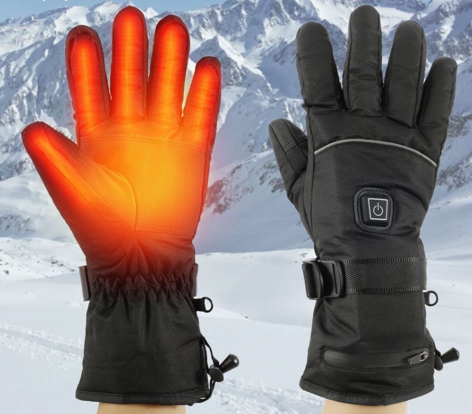 Opvarmede handsker til vinter (termoelektrisk) med 3 varme (varme) niveauer mAh batteri | Cool Mania