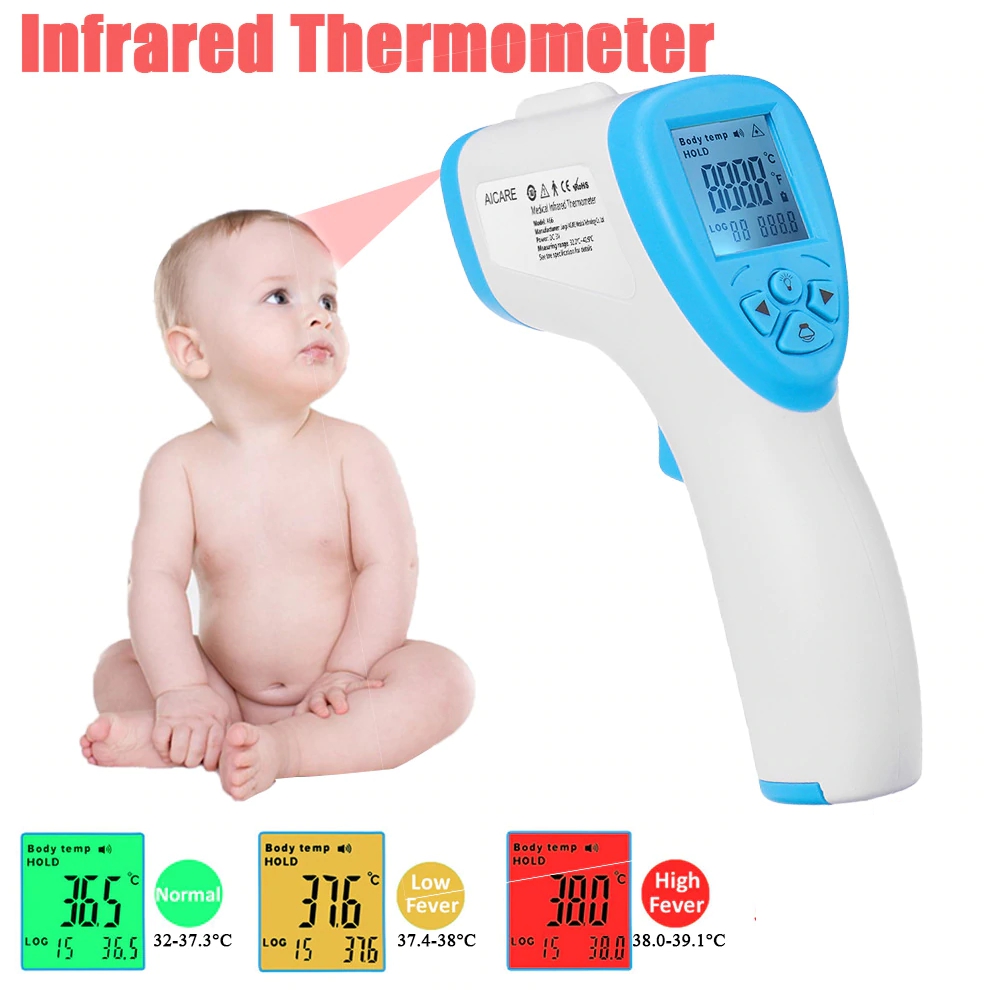 infrarødt termometer med display