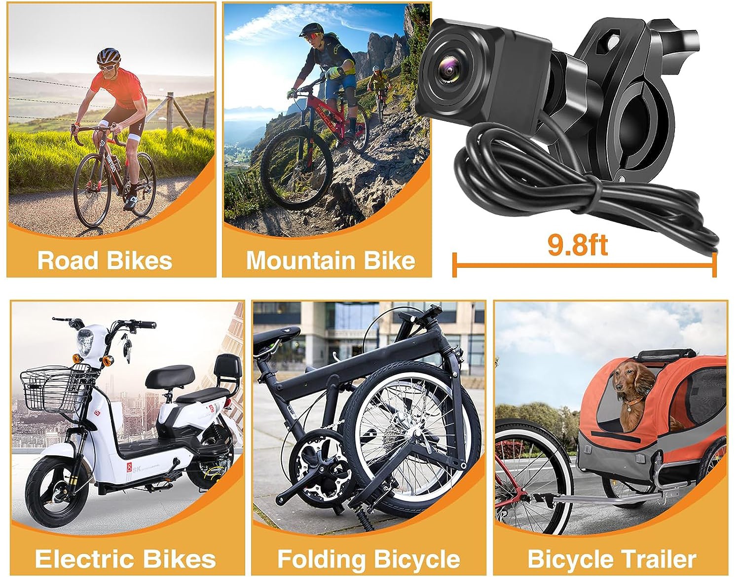 kamera til bred brug af cykler