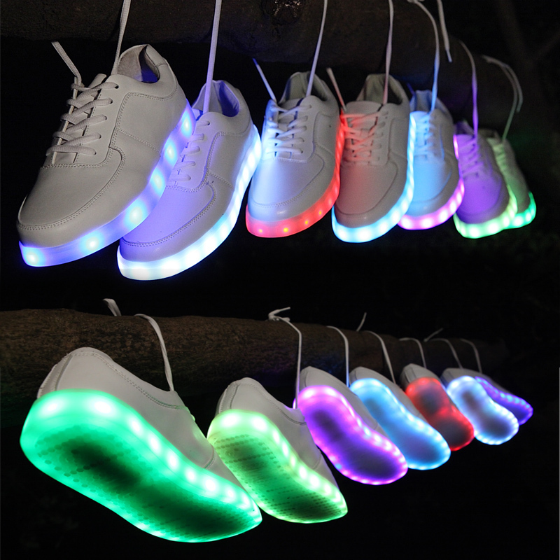 LED skinnende støvler