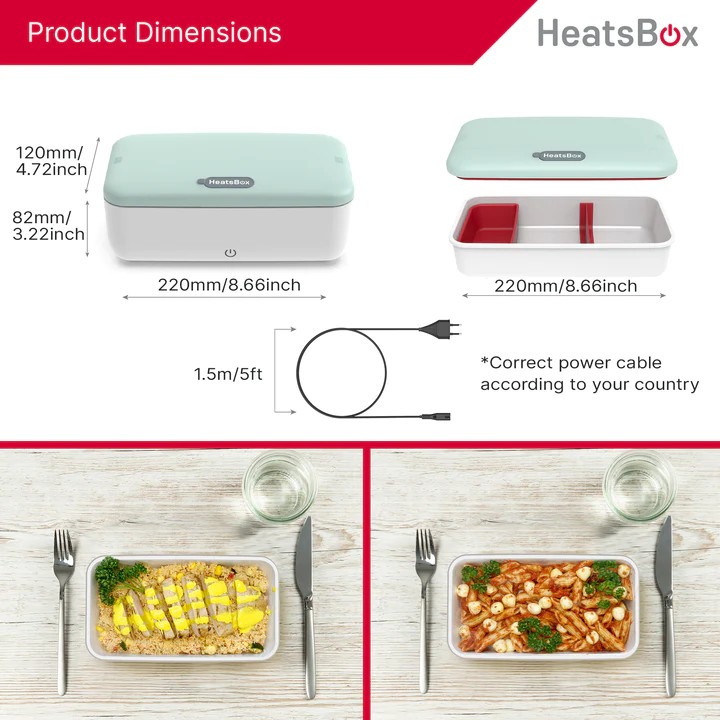 HeatsBox life box mad termo elektrisk opvarmning bærbar