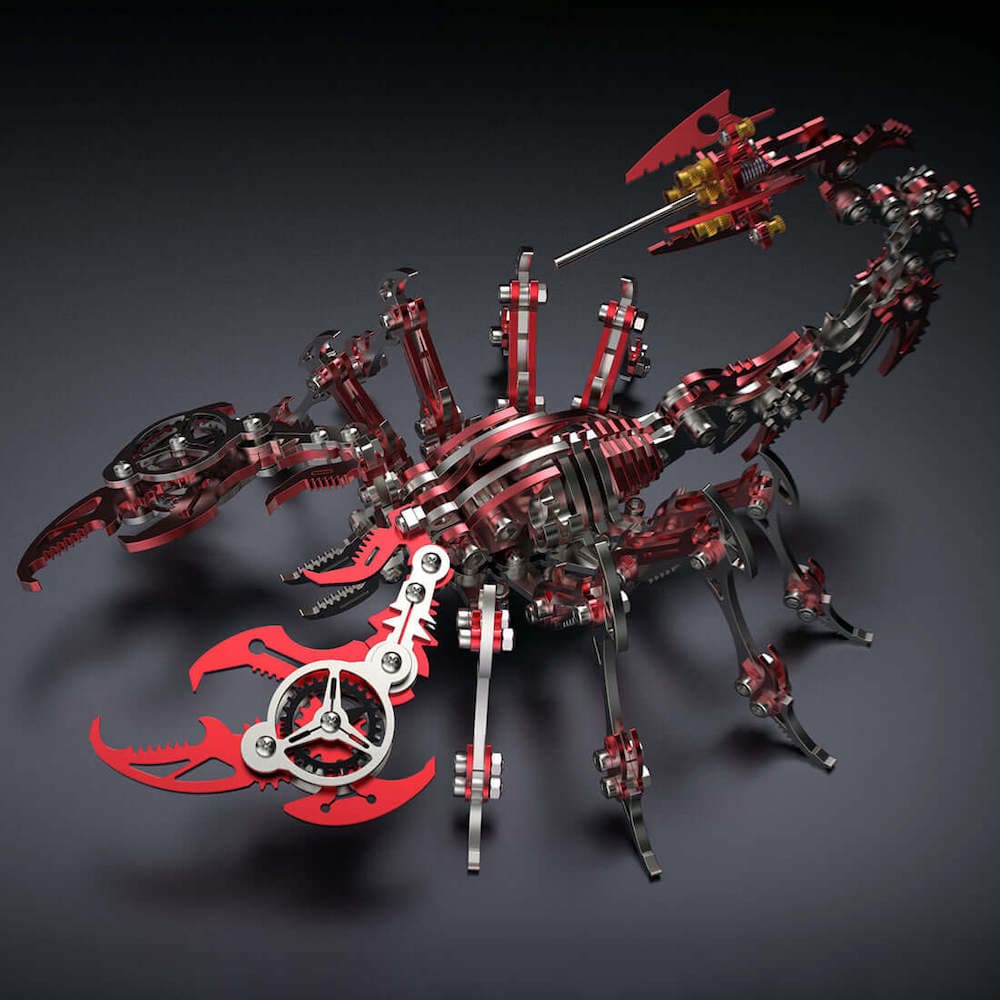 3D puslespil scorpion 3D unikt puslespil lavet af metalpuslespil