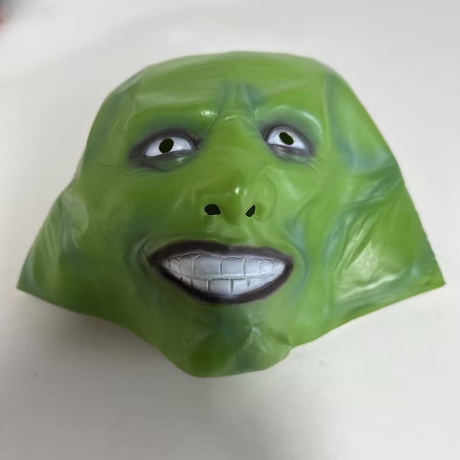 Jim Carrey masken - grøn maske