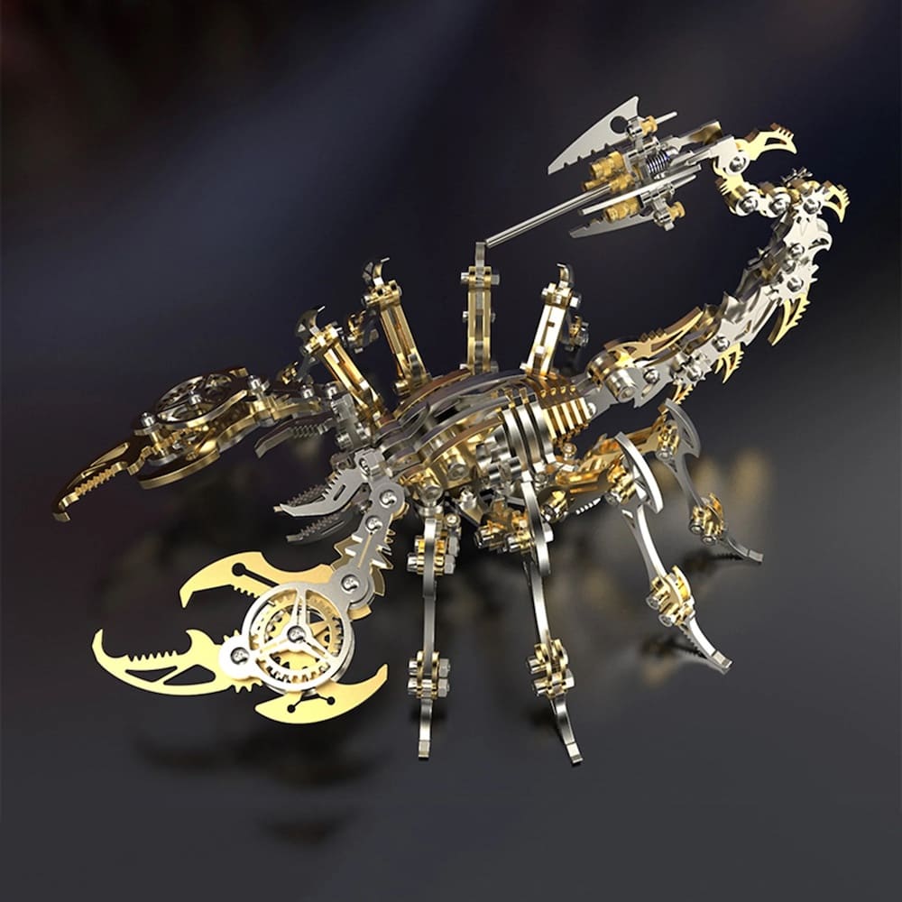 3D puslespil replika af en skorpion