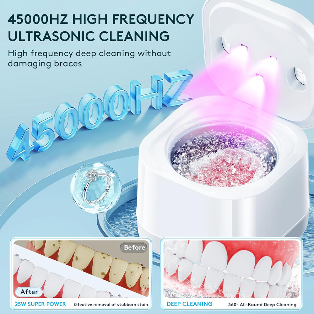 Denture cleaner - børste rengøring, apparater sonic retainer cleaner