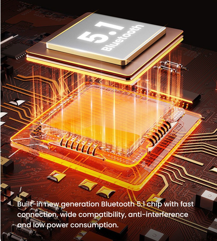 bluetooth Indbygget - Bluetooth 5.1 ny generation chip