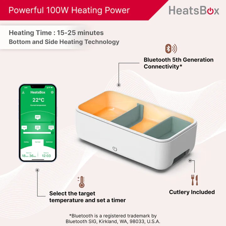 opvarmet kasse smart elektrisk madkasse til mad