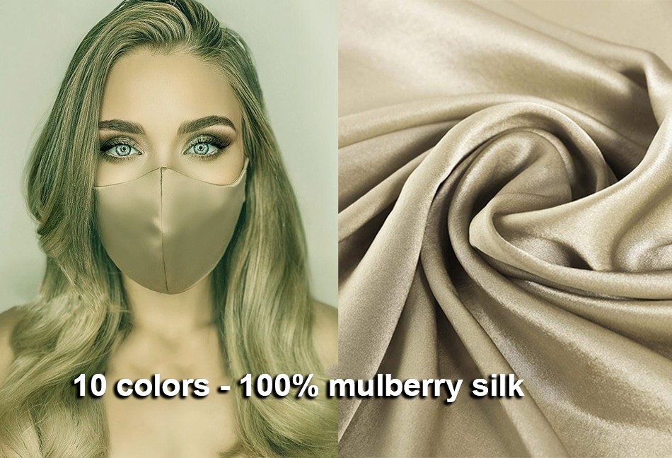 Luksus silke ansigtsmasker