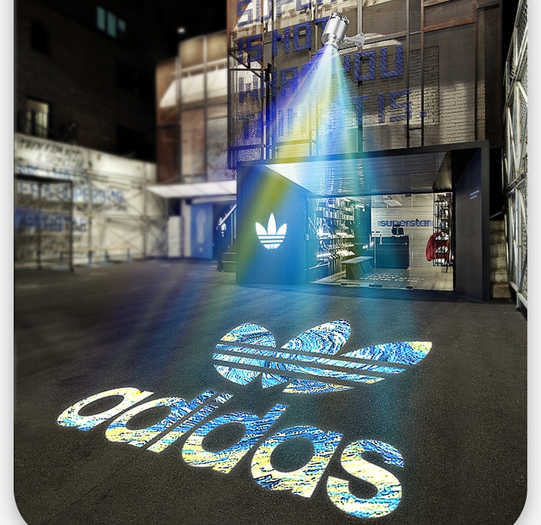 gobo lys projektor til brugerdefineret logo udendørs udendørs
