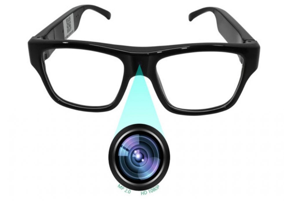 spion berøringsbriller med FULL HD kamera og WiFi