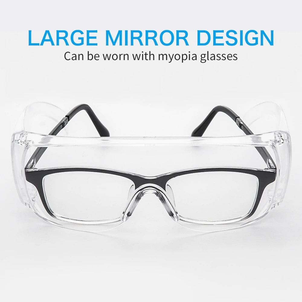 gennemsigtige beskyttelsesbriller mod vira