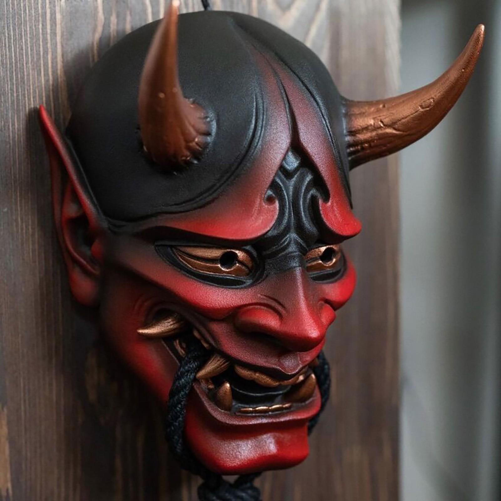 Japansk dæmon maske på ansigtet karneval