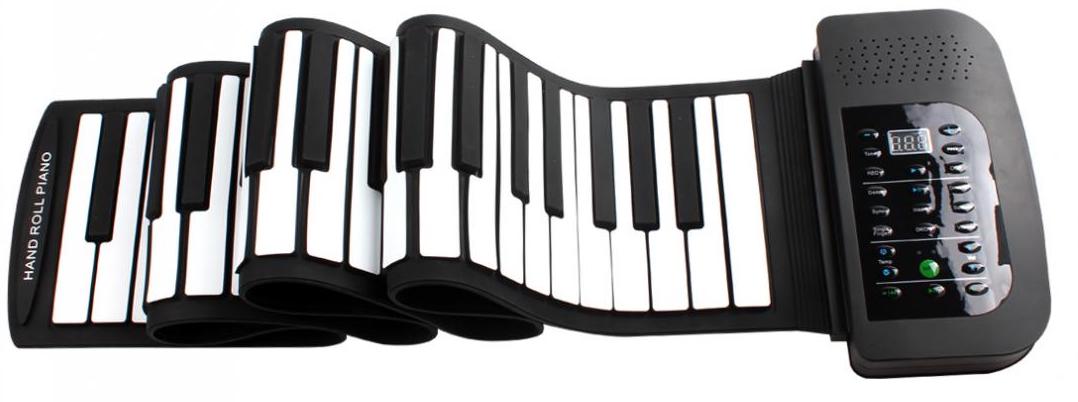 bærbart klaver keyboard roll up klaver