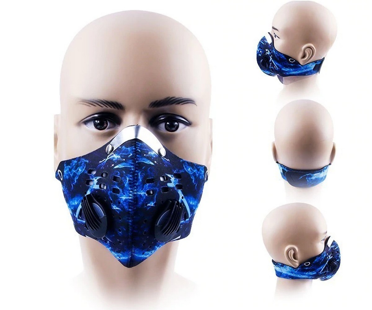 3D ansigtsmaske åndedrætsværn