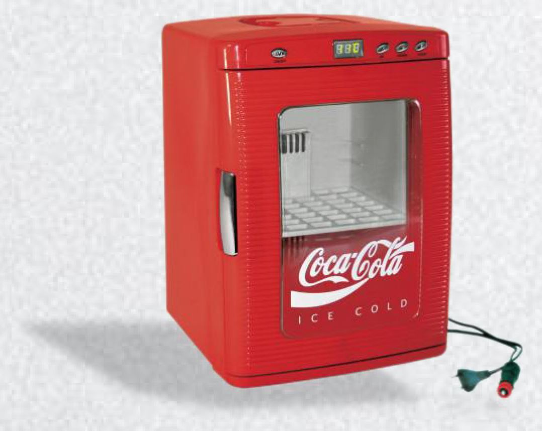 retro minikøler køleskab køleskab rød coca cola