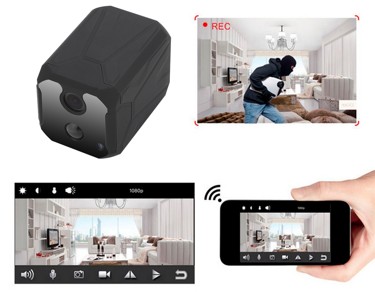 mini wifi kamera med bevægelsesdetektering