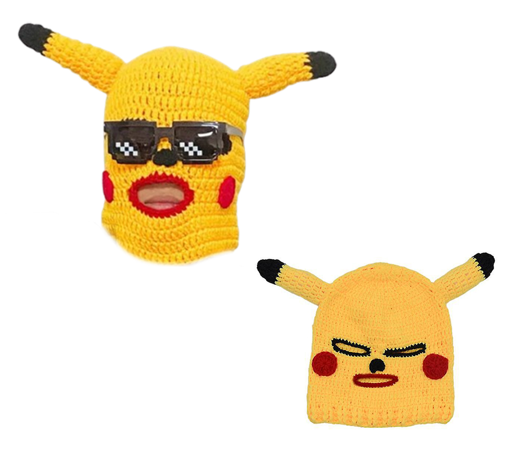 pikachu ansigtsmaske karnevalsfest